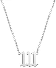 Load image into Gallery viewer, 111 ANGEL NUMBER NECKLACE - AngelNumbersMerch
