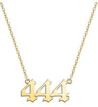 Load image into Gallery viewer, 444 ANGEL NUMBER NECKLACE - AngelNumbersMerch
