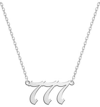 Load image into Gallery viewer, 777 ANGEL NUMBER NECKLACE - AngelNumbersMerch
