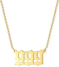 Load image into Gallery viewer, 999 ANGEL NUMBER NECKLACE - AngelNumbersMerch
