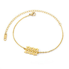 Load image into Gallery viewer, 888 ANGEL NUMBER ANKLE BRACELET - AngelNumbersMerch
