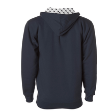Load image into Gallery viewer, 222 / Navy Blue Unisex Angel Number Hoodie from Angel Numbers Merch Official, representing balance &amp; trust in the universe.
