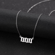 Load image into Gallery viewer, silver 000 Angel Number Necklace from Angel Numbers Merch Official, symbolizing infinite potential and fresh starts.
