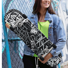 Load image into Gallery viewer,  Custom Angel Numbers Skateboard Deck from Angel Numbers Merch Official, featuring numerology-inspired graphics for high-energy rides.

