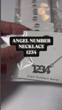 Load and play video in Gallery viewer, 1234 ANGEL NUMBER NECKLACE
