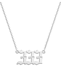 Load image into Gallery viewer, 333 ANGEL NUMBER NECKLACE - AngelNumbersMerch
