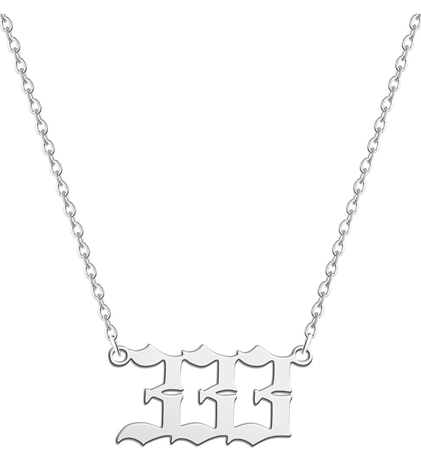 333 ANGEL NUMBER NECKLACE - AngelNumbersMerch