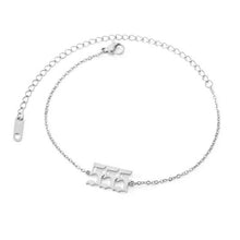 Load image into Gallery viewer, 555 ANGEL NUMBER ANKLE BRACELET - AngelNumbersMerch
