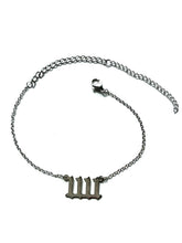 Load image into Gallery viewer, 1111 ANGEL NUMBER ANKLE BRACELET - AngelNumbersMerch
